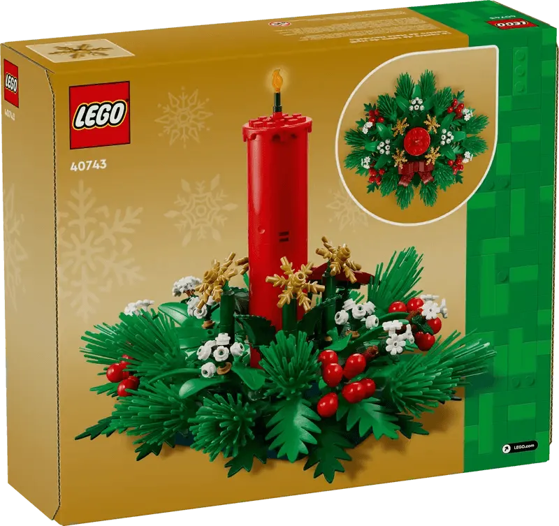 LEGO 40743 Kersttafeldecoratie: Een Feestelijke Toevoeging aan Jouw Kerstcollectie