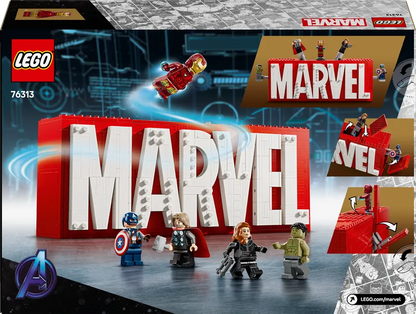 LEGO Marvel logo en figuren 76313 Superheroes