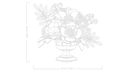 LEGO Flower Arrangement 10345 Botanical Collection (expected February 2025)