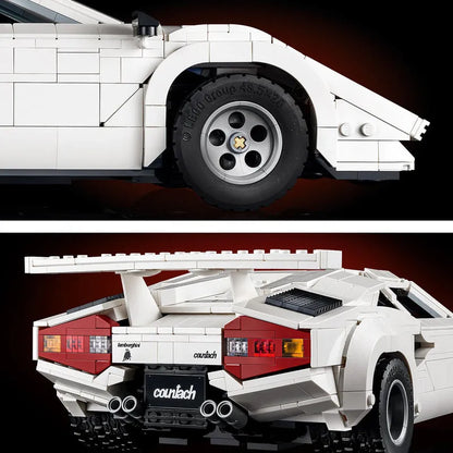 LEGO Lamborghini Countach 5000 Quattrovalvole (white) 10337 Icons