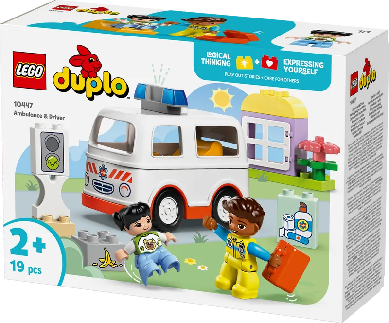 LEGO Ambulance with Driver 10447 DUPLO (Pre-Order: January 2025)