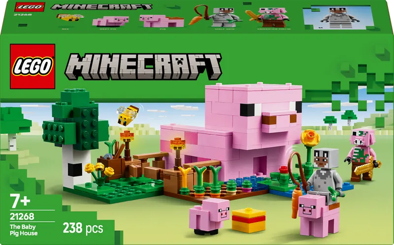 LEGO The Baby Pig House 21268 Minecraft (Pre-Order: January 2025)