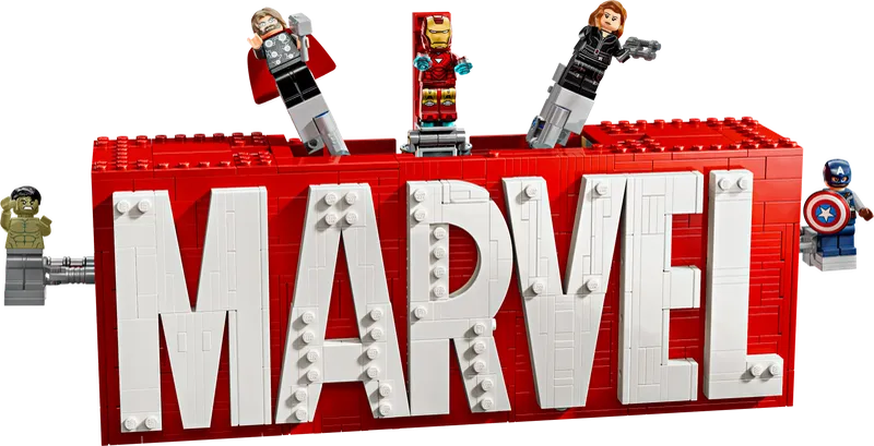 LEGO Marvel logo en figuren 76313 Superheroes