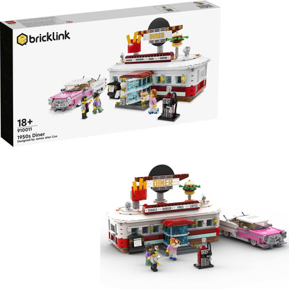 LEGO 1950’s Diner 910011 Bricklink LEGO BRICKLINK @ 2TTOYS | Official LEGO shop😊🥰 BRICKLINK €. 219.99