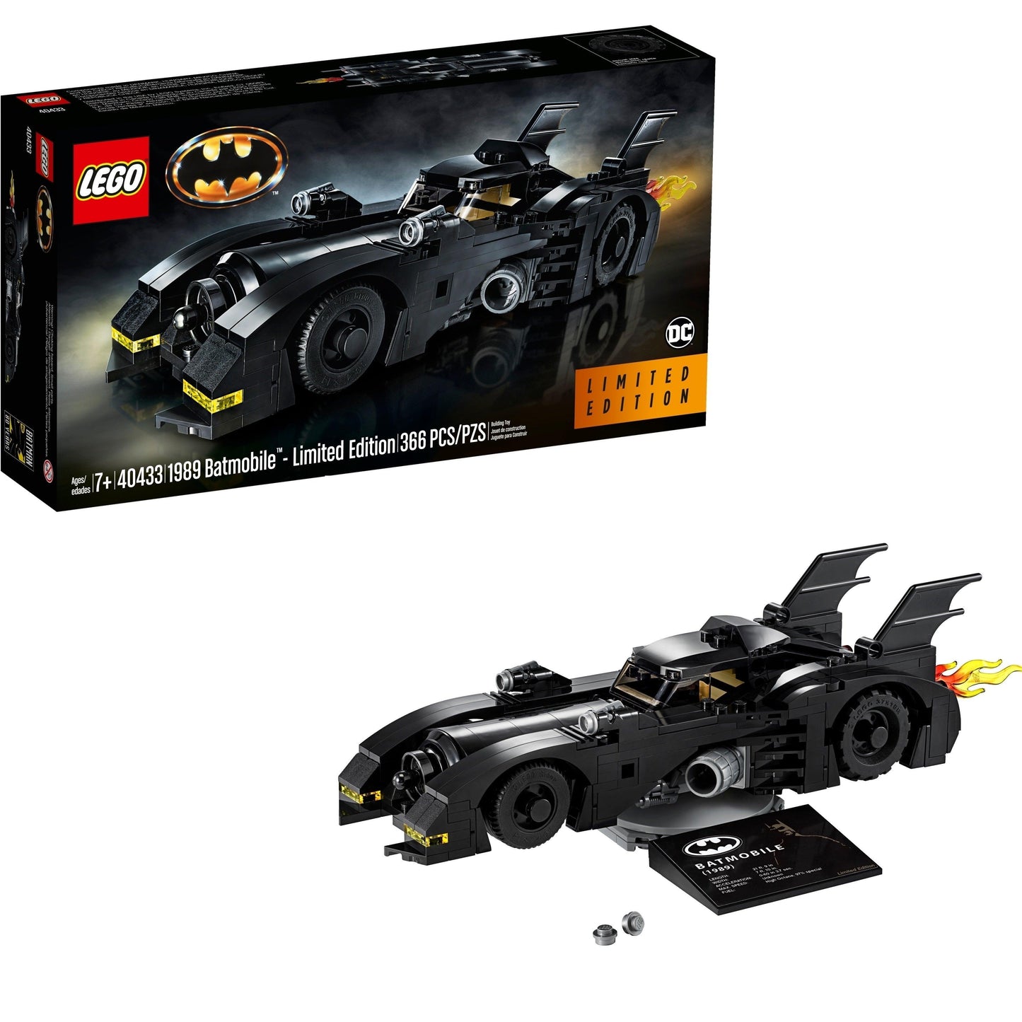 LEGO 1989 Batman's Batmobile - Limited Edition 40433 Batman LEGO BATMAN @ 2TTOYS | Official LEGO shop😊🥰 LEGO €. 135.99