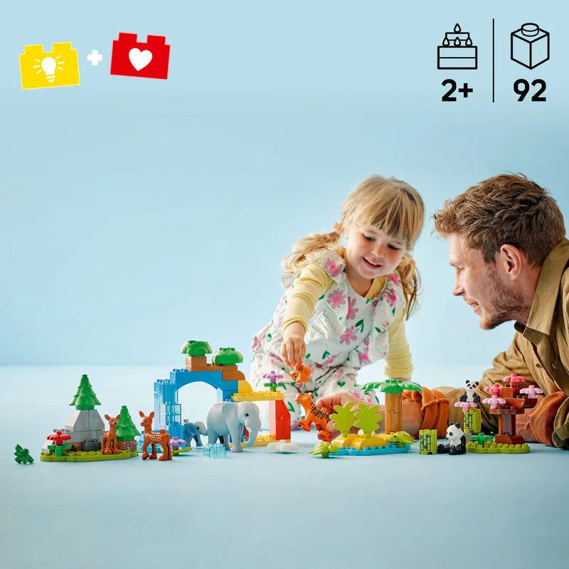 LEGO 3in1 Wild Animal Families 10446 DUPLO @ 2TTOYS | Official LEGO shop😊🥰 LEGO €. 67.99