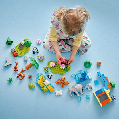 LEGO 3in1 Wild Animal Families 10446 DUPLO @ 2TTOYS | Official LEGO shop😊🥰 LEGO €. 67.99