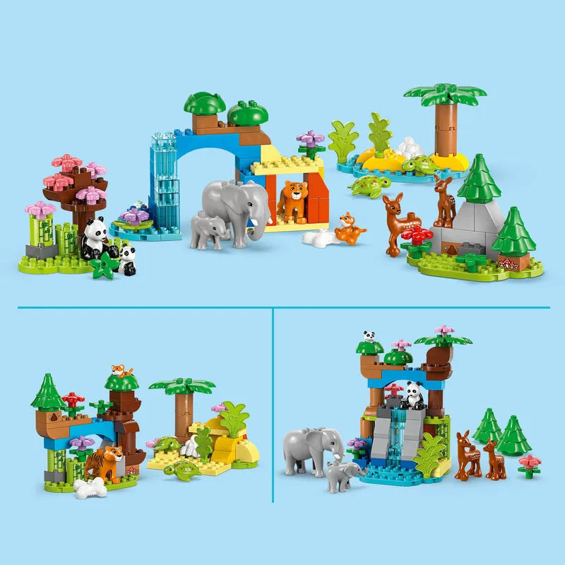 LEGO 3in1 Wild Animal Families 10446 DUPLO @ 2TTOYS | Official LEGO shop😊🥰 LEGO €. 67.99