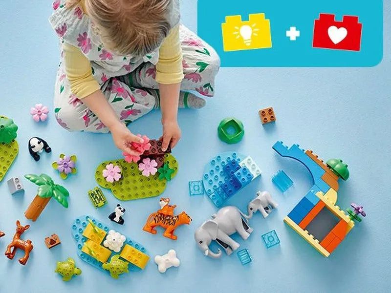 LEGO 3in1 Wild Animal Families 10446 DUPLO @ 2TTOYS | Official LEGO shop😊🥰 LEGO €. 67.99