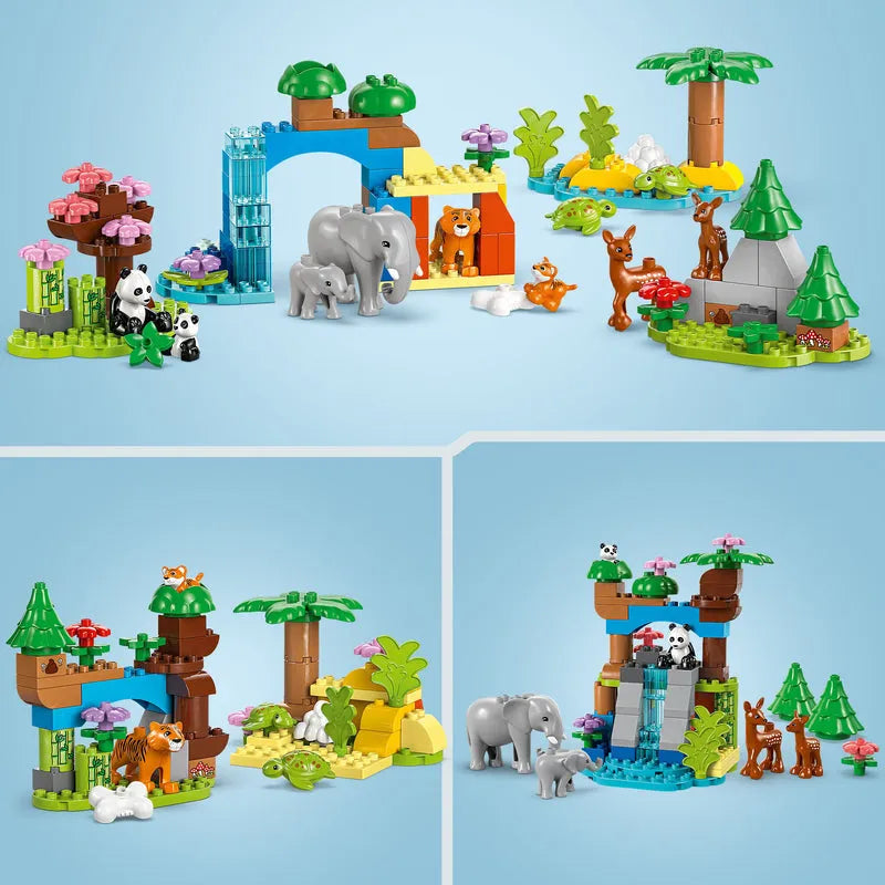 LEGO 3in1 Wild Animal Families 10446 DUPLO @ 2TTOYS | Official LEGO shop😊🥰 LEGO €. 67.99