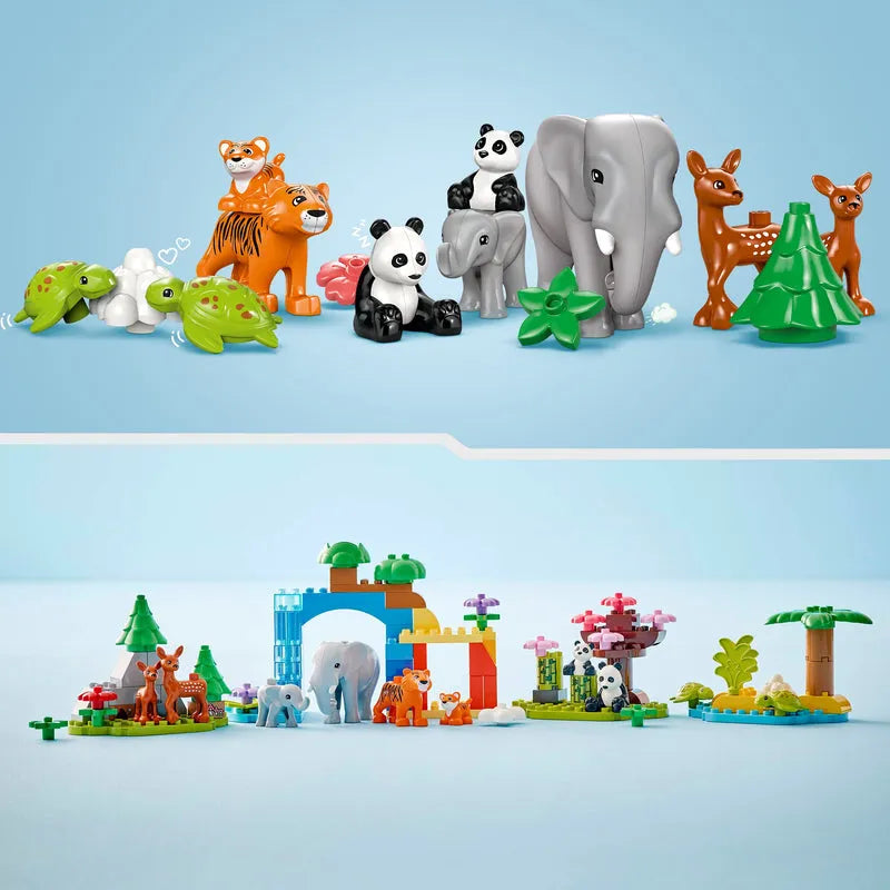 LEGO 3in1 Wild Animal Families 10446 DUPLO @ 2TTOYS | Official LEGO shop😊🥰 LEGO €. 67.99