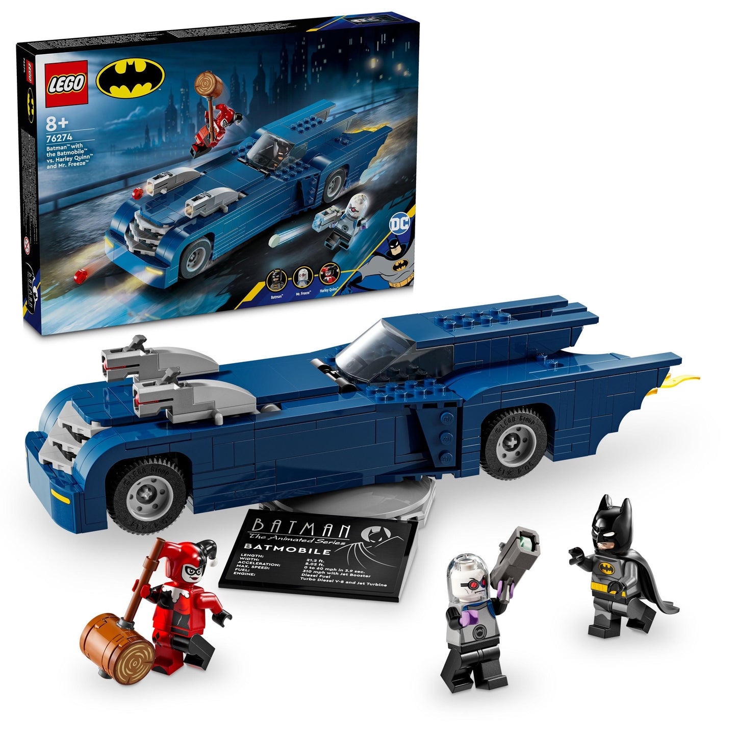 LEGO 76274 Batman: The Animated Series Batmobile vs. Harley Quinn & Mr. Freeze LEGO SUPERHEROES @ 2TTOYS LEGO €. 59.99