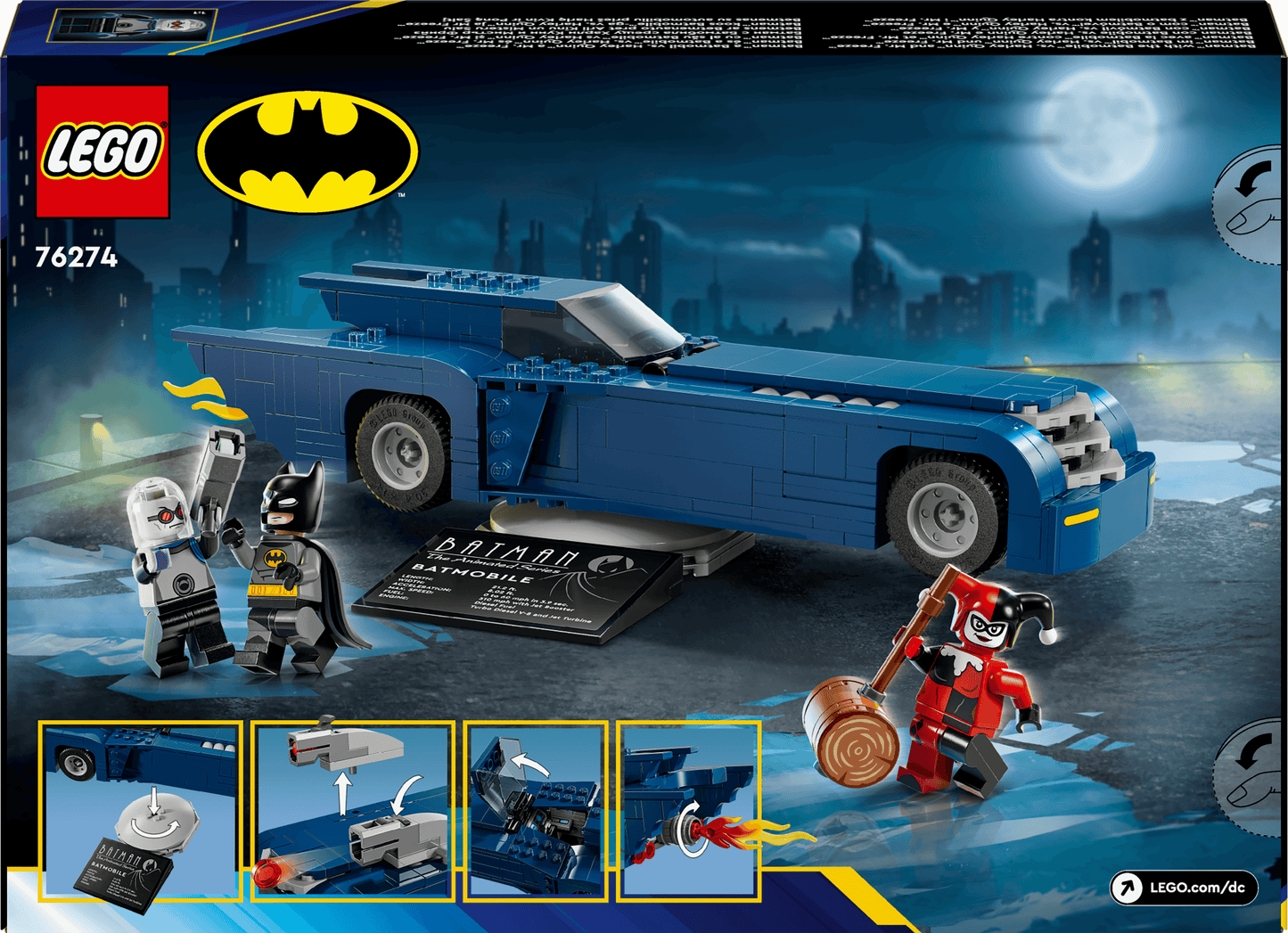 LEGO 76274 Batman: The Animated Series Batmobile vs. Harley Quinn & Mr. Freeze LEGO SUPERHEROES @ 2TTOYS LEGO €. 59.99