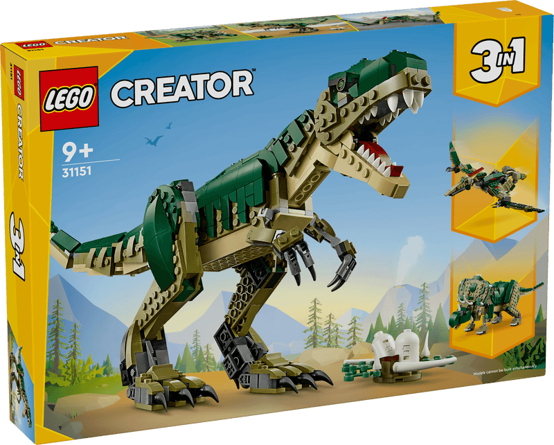 LEGO Angstaanjagende T-Rex 31151 Creator LEGO CREATOR 3 IN 1 @ 2TTOYS | Official LEGO shop😊🥰 LEGO €. 49.99