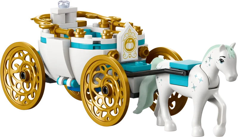 LEGO Assepoesters kasteel en paardenkoets 43275 Disney @ 2TTOYS | Official LEGO shop😊🥰 LEGO €. 67.99