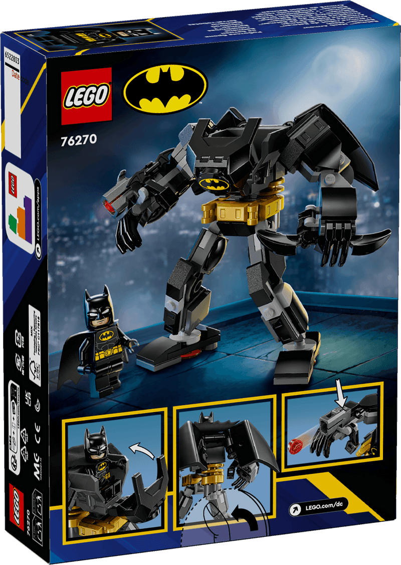 LEGO Batman Mech Armor 76270 Superheroes SUPERHEROES @ 2TTOYS | Official LEGO shop😊🥰 LEGO €. 12.98