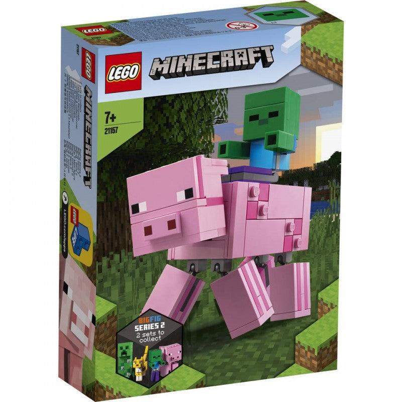 LEGO BigFig Varken met Babyzombie 21157 Minecraft LEGO MINECRAFT @ 2TTOYS | Official LEGO shop😊🥰 LEGO €. 22.99