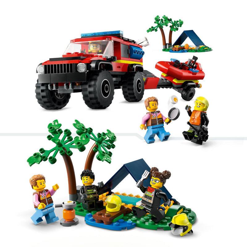 LEGO Brandweerwagen met reddingsboot 60412 City LEGO CITY @ 2TTOYS | Official LEGO shop😊🥰 LEGO €. 25.49