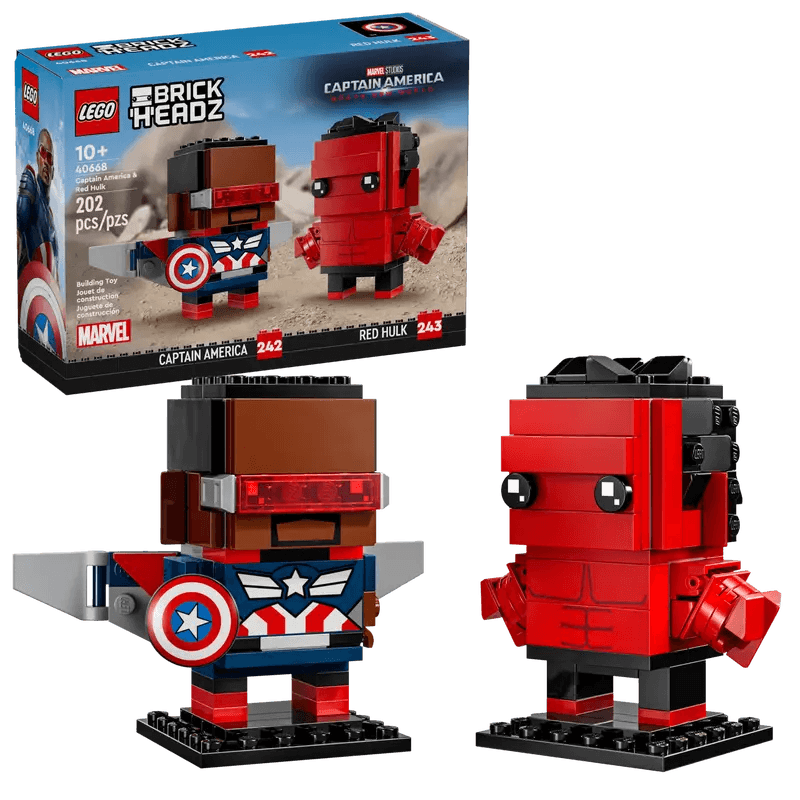 LEGO Captain America and Red Hulk figuren 40668 Brickheadz @ 2TTOYS | Official LEGO shop😊🥰 2TTOYS | Official LEGO shop😊🥰 €. 13.00