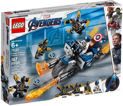 LEGO Captain America: Outriders Attack 76123 Marvel Super Heroes LEGO Captain America: Outriders Attack 76123 Marvel Super Heroes 76123 @ 2TTOYS | Official LEGO shop😊🥰 LEGO €. 19.99