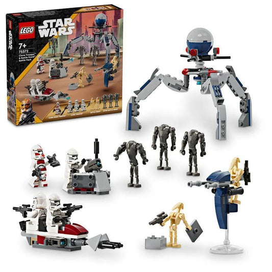 LEGO Clone Trooper and Battle Droid Battle Pack 75372 StarWars LEGO Star Wars TM @ 2TTOYS | Official LEGO shop😊🥰 LEGO €. 29.99