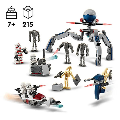 LEGO Clone Trooper and Battle Droid Battle Pack 75372 StarWars LEGO Star Wars TM @ 2TTOYS | Official LEGO shop😊🥰 LEGO €. 29.99