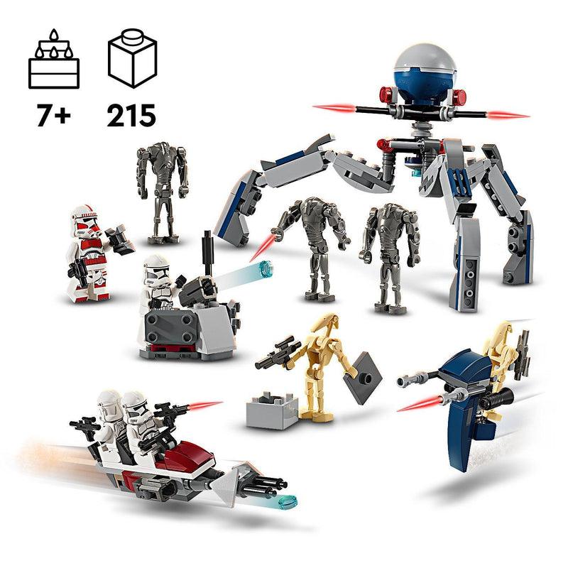 LEGO Clone Trooper™ & Battle Droid™ Battle Pack 75372 StarWars LEGO Star Wars TM @ 2TTOYS | Official LEGO shop😊🥰 LEGO €. 25.49