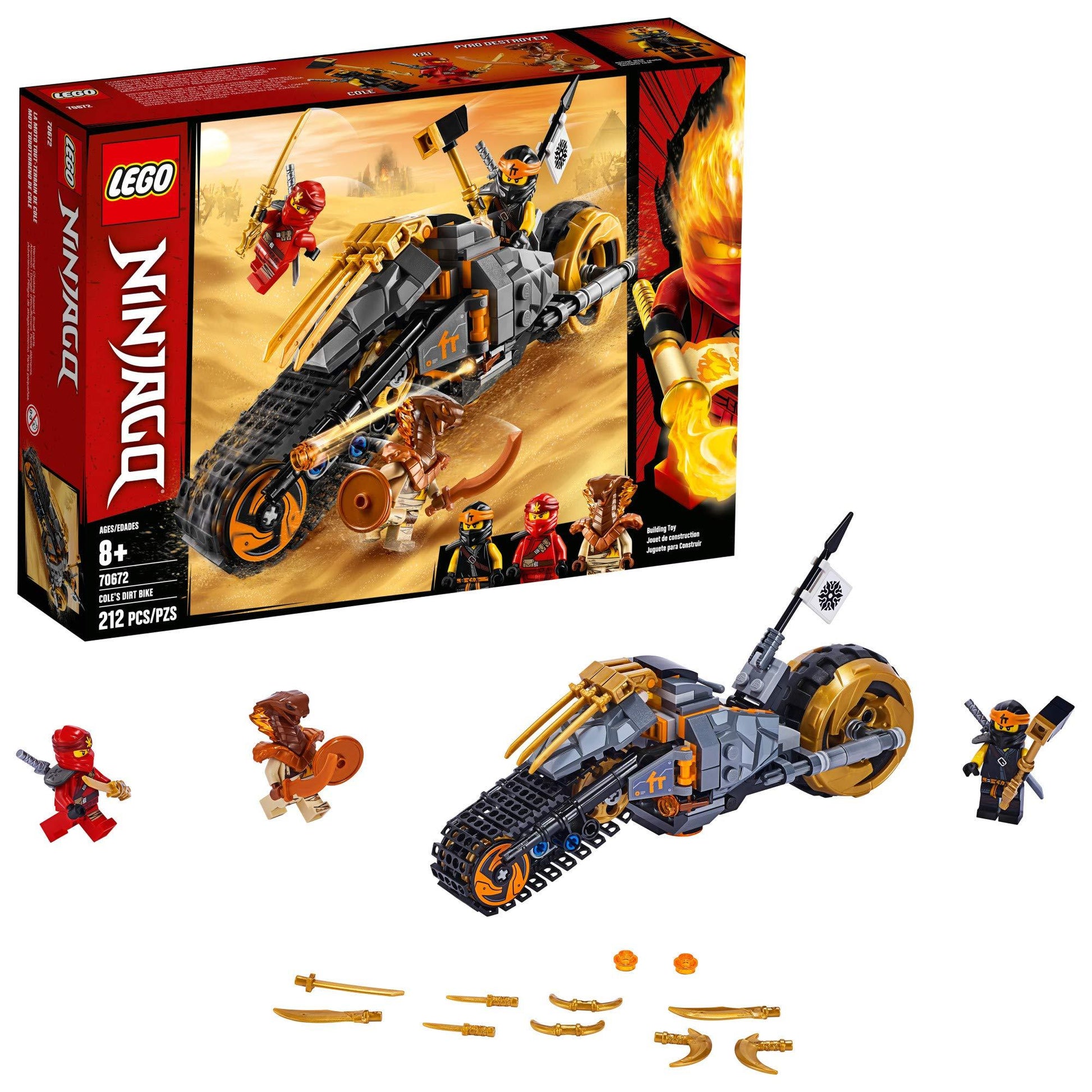 LEGO Cole's stoere crossmotor 70672 Ninjago LEGO NINJAGO @ 2TTOYS | Official LEGO shop😊🥰 LEGO €. 15.99