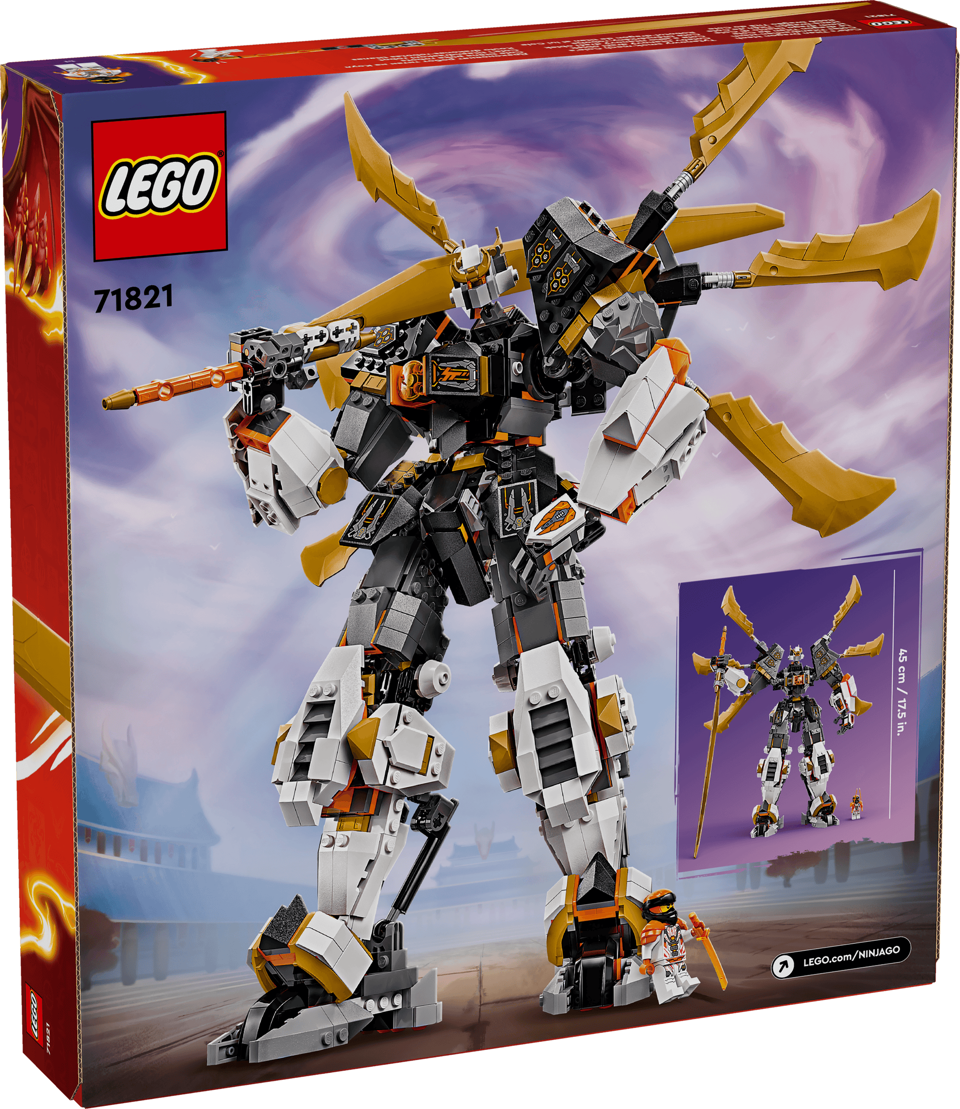 LEGO Cole's Titanium Dragon Mech 71821 Ninjago (Pre-Order: verwacht juni) LEGO Ninjago @ 2TTOYS LEGO €. 84.99