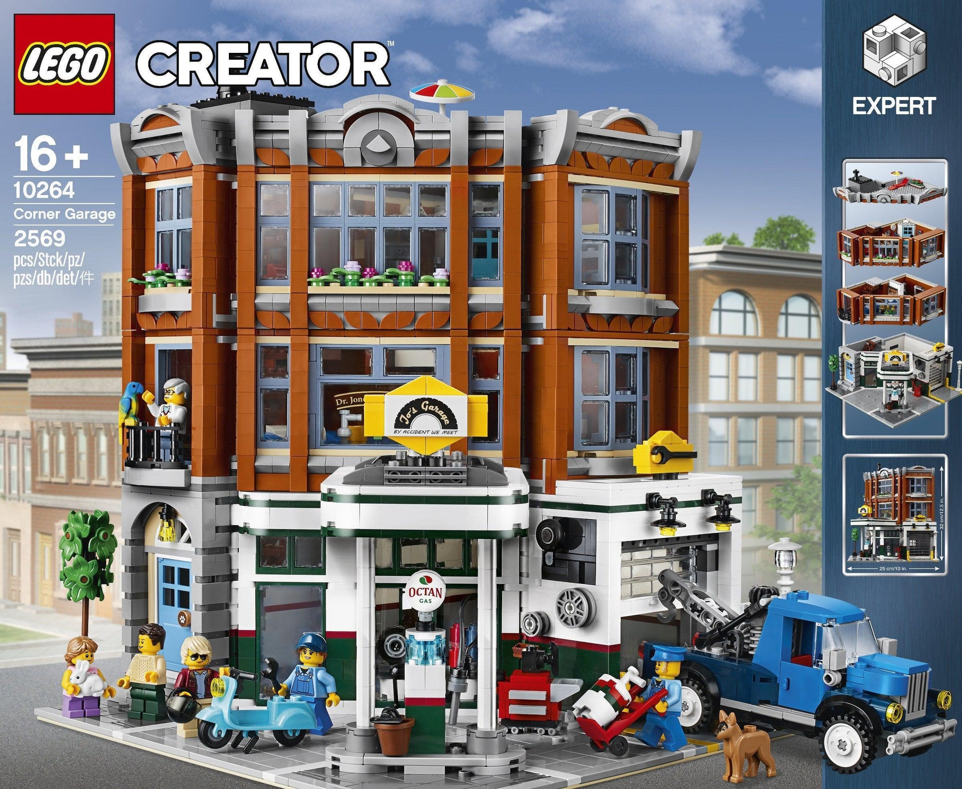 LEGO Corner Garage 10264 Creator Expert LEGO CREATOR EXPERT MODULAIR @ 2TTOYS LEGO €. 274.99