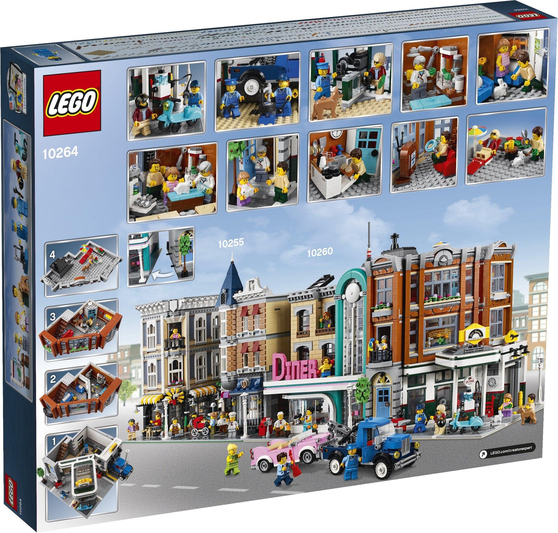 LEGO Corner Garage werkplaats 10264 Creator Expert LEGO CREATOR EXPERT MODULAIR @ 2TTOYS LEGO €. 274.99