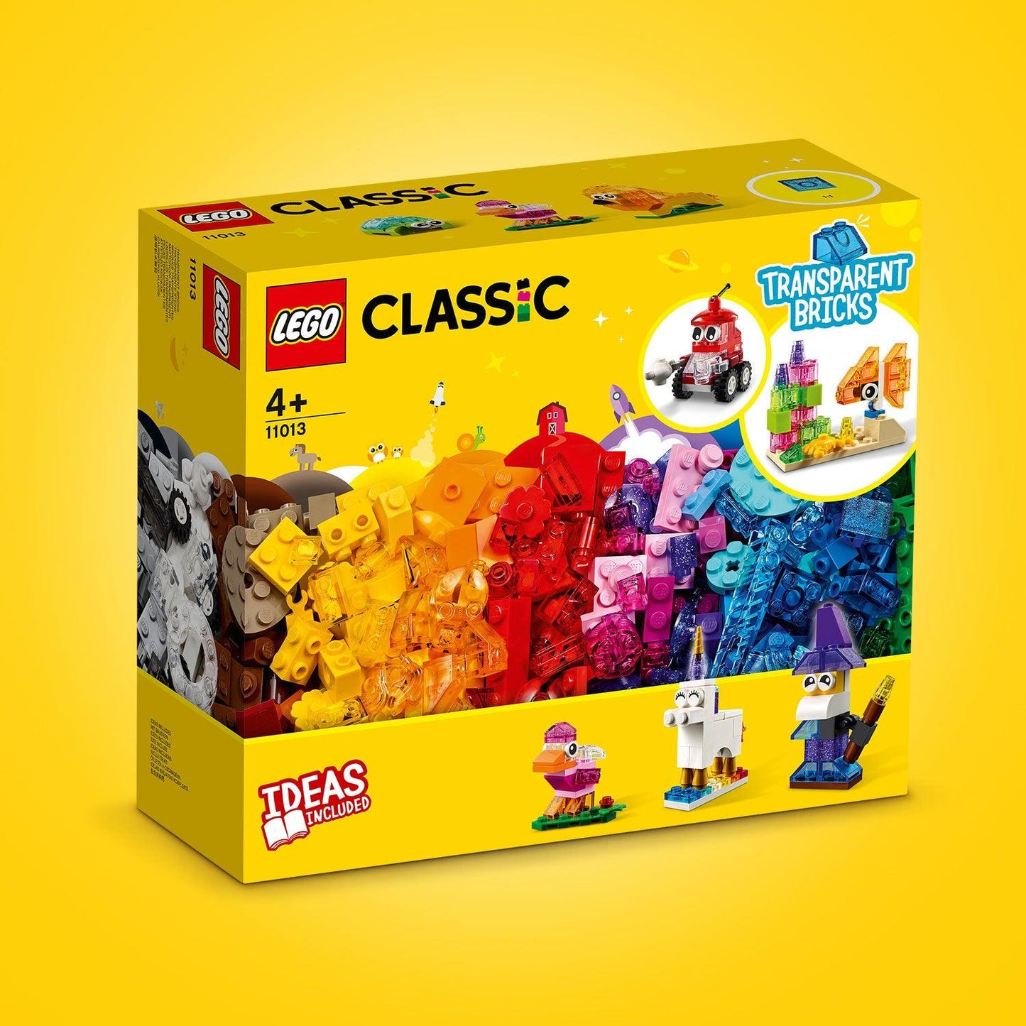 LEGO Creatieve doorzichtige transparante doorzichtige stenen 11013 Classic LEGO CLASSIC @ 2TTOYS | Official LEGO shop😊🥰 LEGO €. 29.99