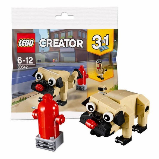 LEGO Cute Pug 30542 Creator 3-in-1 LEGO CREATOR @ 2TTOYS | Official LEGO shop😊🥰 LEGO €. 8.99