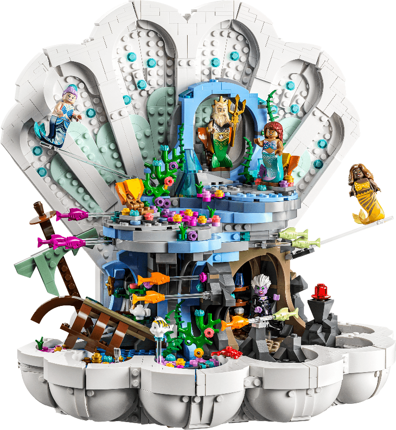 LEGO De Kleine Zeemeermin koninklijke schelp 43225 Disney LEGO DISNEY @ 2TTOYS | Official LEGO shop😊🥰 LEGO €. 164.99