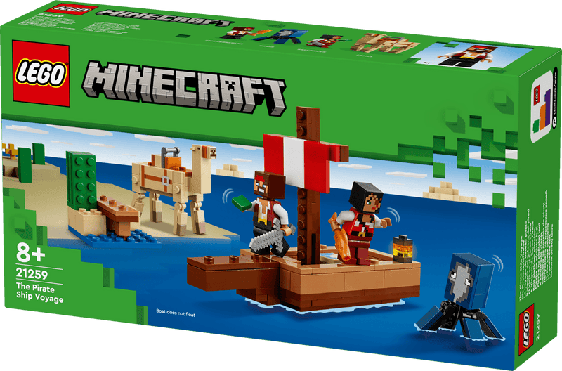 LEGO De Piratenschipreis - Zeil het avontuur tegemoet 21259 Minecraft LEGO MINECRAFT @ 2TTOYS | Official LEGO shop😊🥰 LEGO €. 12.98