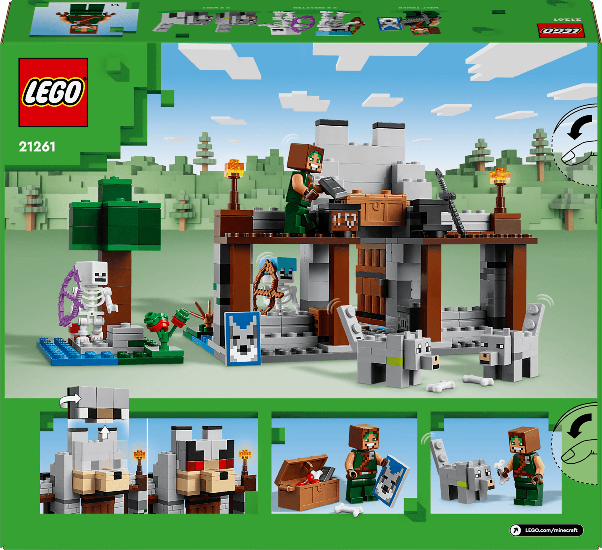 LEGO De wolvenburcht 21261 Minecraft (Pre-Order: verwacht juni) LEGO MINECRAFT @ 2TTOYS LEGO €. 29.49