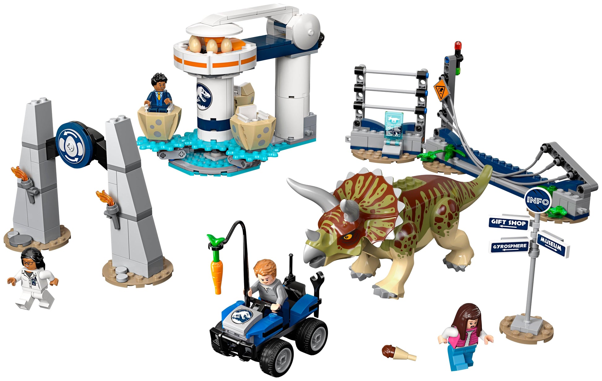 LEGO Dino Triceratopschaos 75937 Jurassic World LEGO JURASSIC WORLD @ 2TTOYS | Official LEGO shop😊🥰 LEGO €. 59.49