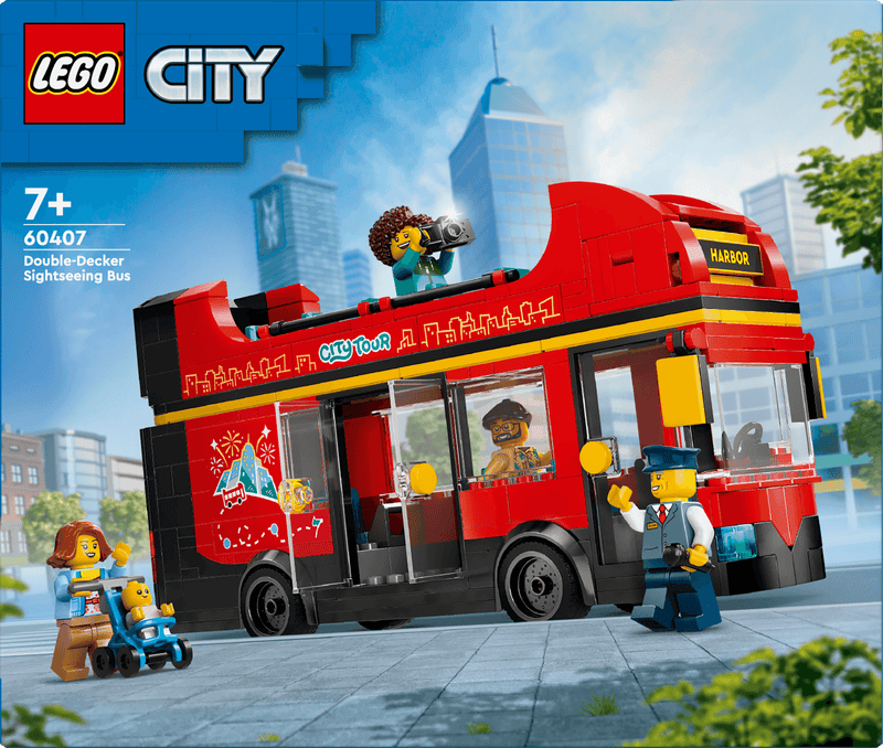 LEGO Double-Decker Sightseeing Bus 60407 City @ 2TTOYS | Official LEGO shop😊🥰 2TTOYS €. 24.99