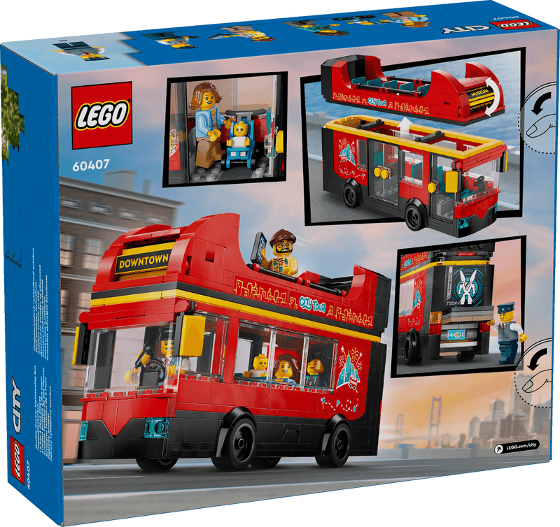 LEGO Double-Decker Sightseeing Bus 60407 City @ 2TTOYS | Official LEGO shop😊🥰 2TTOYS €. 24.99