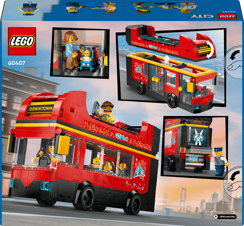 LEGO Double-Decker Sightseeing Bus 60407 City @ 2TTOYS | Official LEGO shop😊🥰 2TTOYS €. 24.99