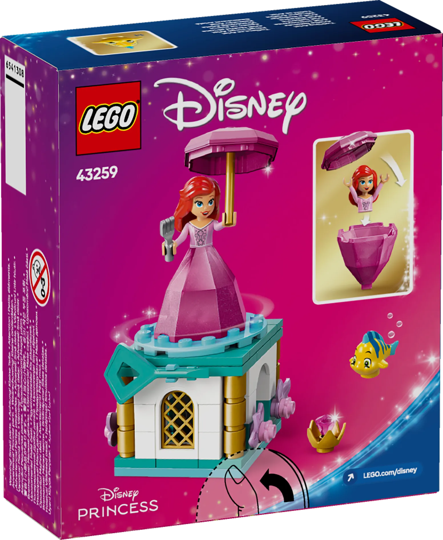 LEGO Draaiende Ariel 43259 Disney (Pre-Order: januari 2025) @ 2TTOYS | Official LEGO shop😊🥰 LEGO €. 8.49