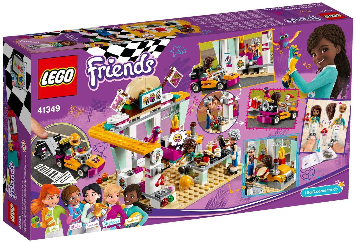 LEGO Drive In Hamburger restaurant 41349 Friends LEGO FRIENDS @ 2TTOYS | Official LEGO shop😊🥰 LEGO €. 29.99