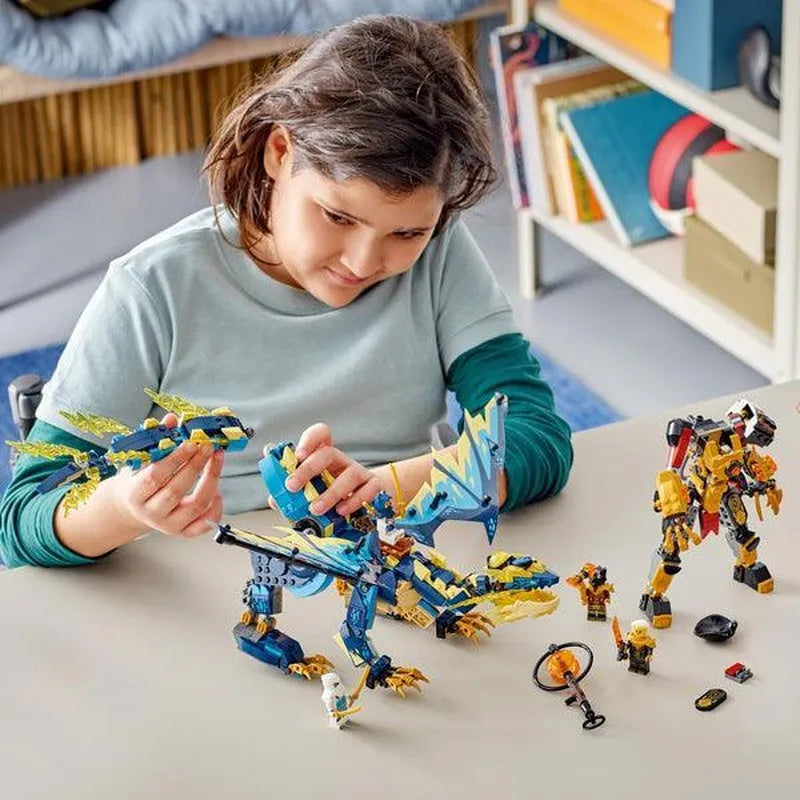 LEGO Elementdraak vs. de mecha van de keizerin 71796 Ninjago LEGO NINJAGO @ 2TTOYS | Official LEGO shop😊🥰 LEGO €. 89.48