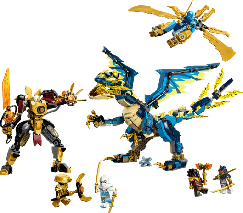 LEGO Elementdraak vs. de mecha van de keizerin 71796 Ninjago LEGO NINJAGO @ 2TTOYS | Official LEGO shop😊🥰 LEGO €. 89.48