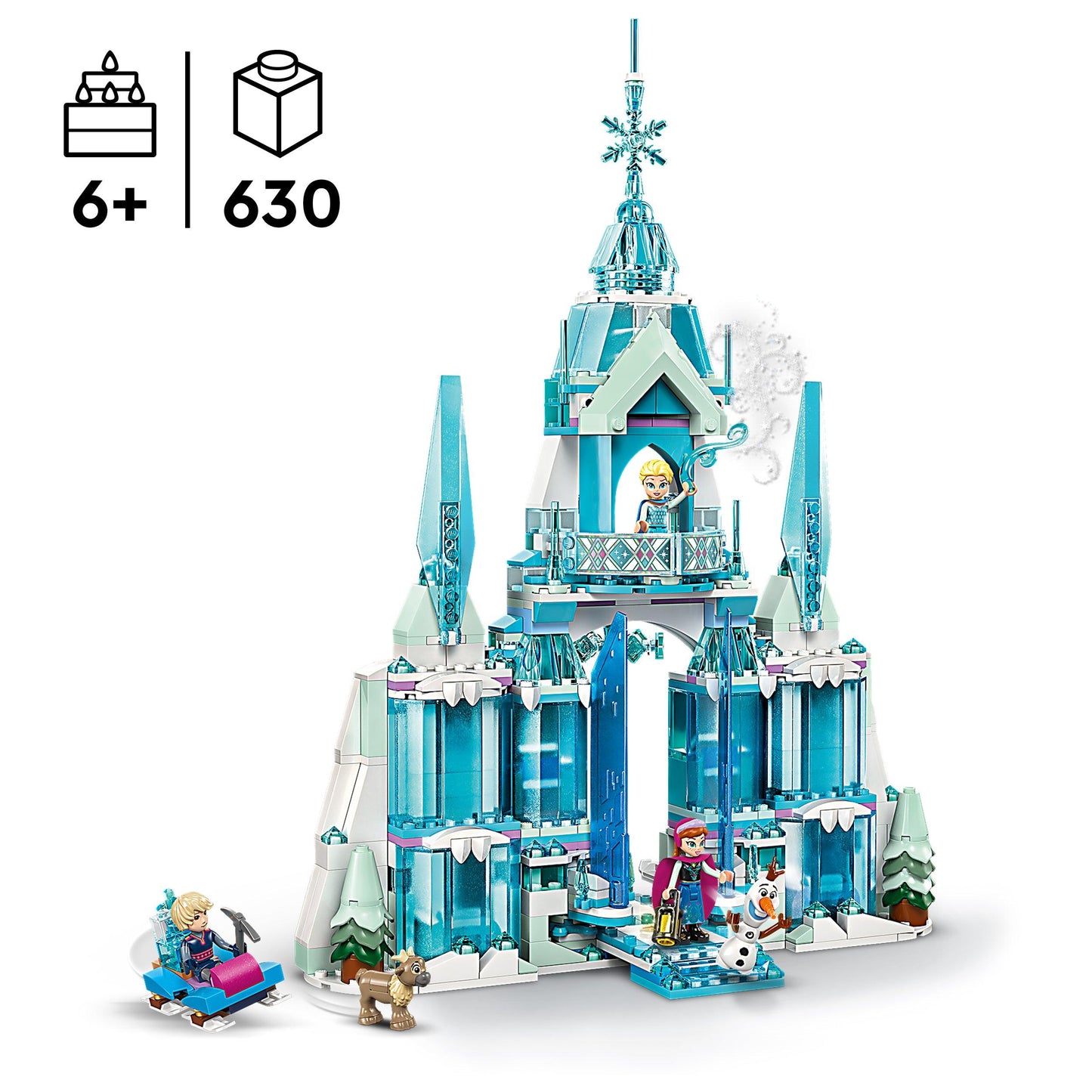 LEGO Elsa's Ijspaleis 43244 Friends LEGO DISNEY @ 2TTOYS LEGO €. 84.49