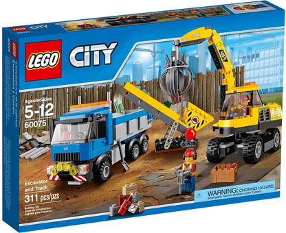 LEGO Excavator and Truck 60075 City LEGO CITY @ 2TTOYS | Official LEGO shop😊🥰 LEGO €. 39.99