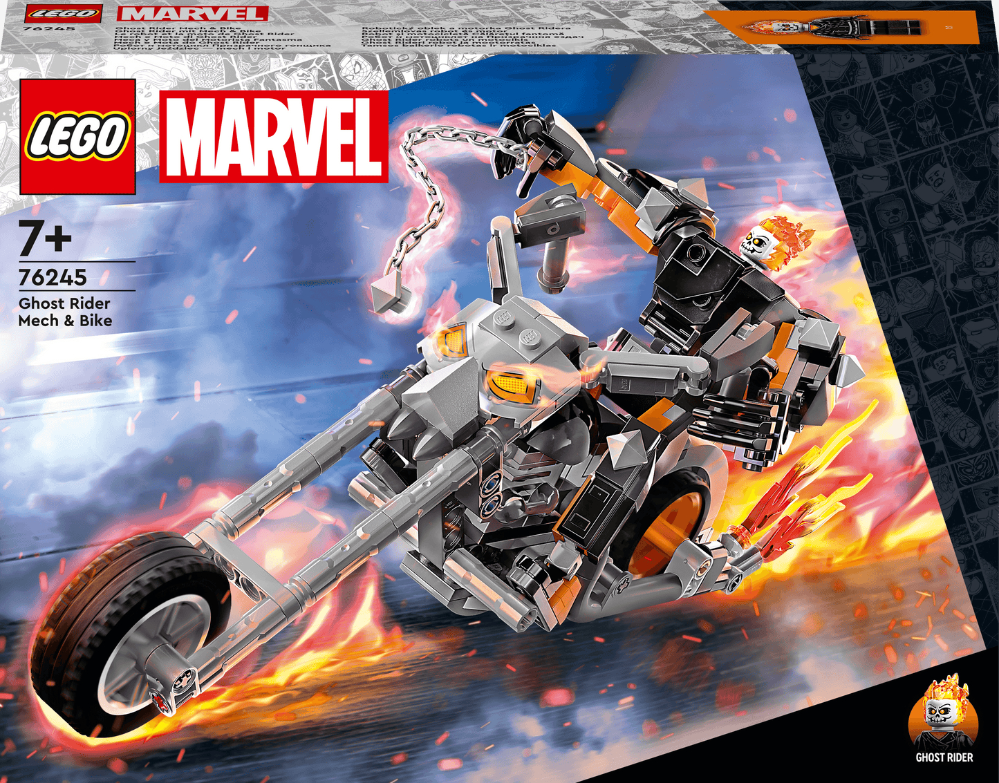 LEGO Ghost Rider Mech & motor 76245 City LEGO SUPERHEROES @ 2TTOYS | Official LEGO shop😊🥰 LEGO €. 29.49