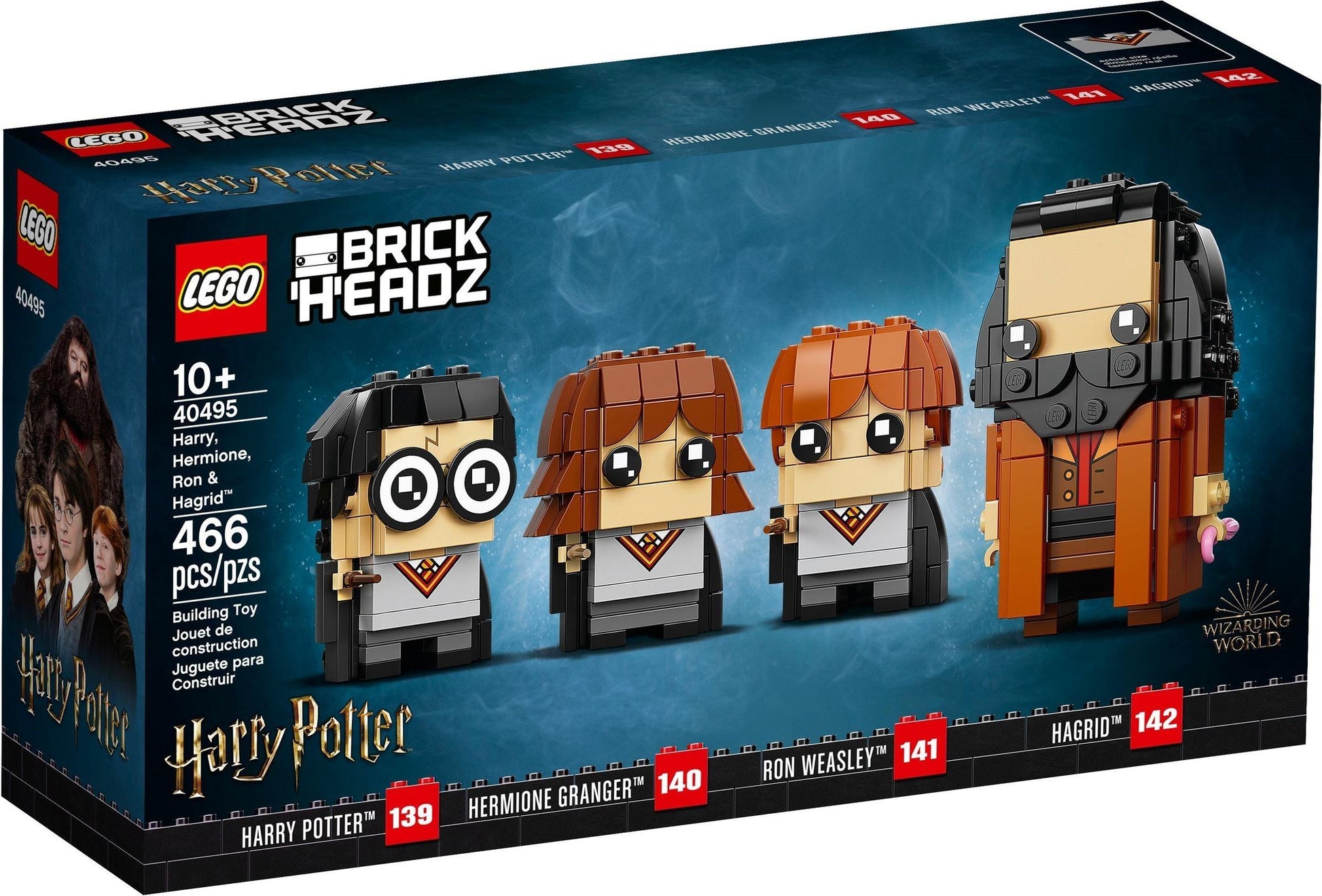 LEGO Harry, Hermione, Ron & Hagrid 40495 BrickHeadz LEGO Harry, Hermione, Ron & Hagrid 40495 BrickHeadz 40495 @ 2TTOYS | Official LEGO shop😊🥰 LEGO €. 19.49