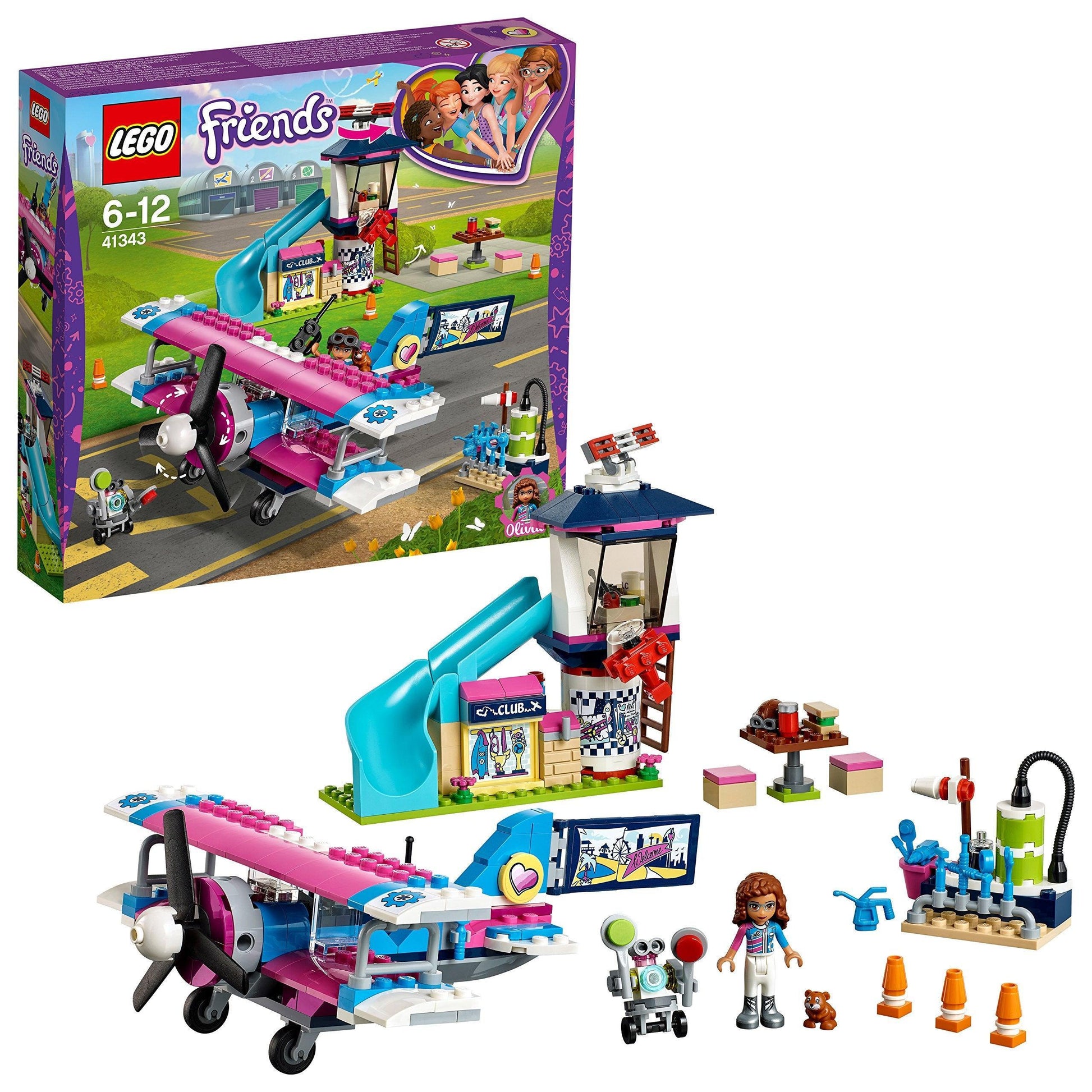 LEGO Heartlake City Airplane Tour 41343 Friends LEGO Friends @ 2TTOYS | Official LEGO shop😊🥰 LEGO €. 29.99