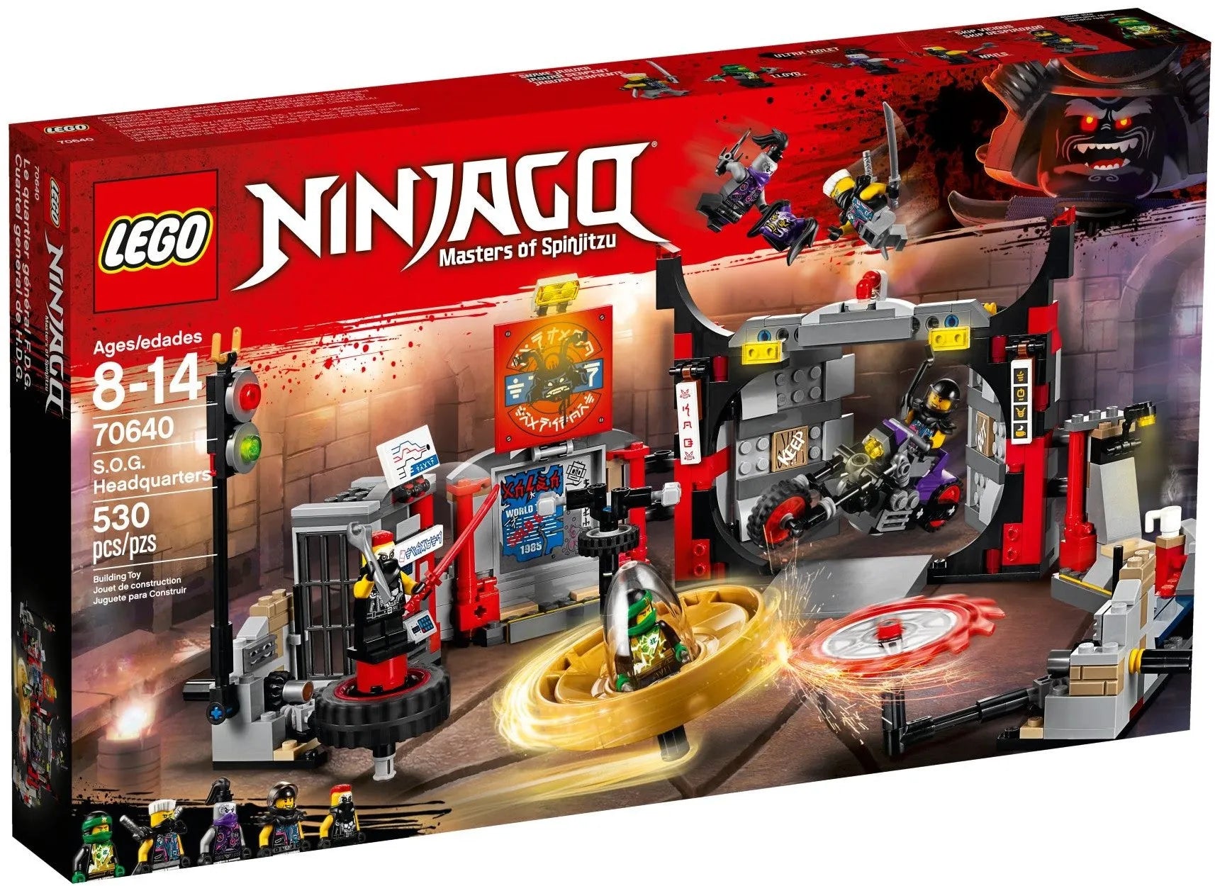 LEGO Het S.O.G. Hoofdkantoor met Lloyd en andere minifiguren 70640 Ninjago LEGO NINJAGO @ 2TTOYS | Official LEGO shop😊🥰 LEGO €. 79.99